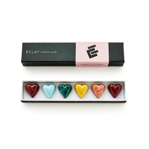6-Piece Chocolate Hearts Collection – Mother's Day Gift