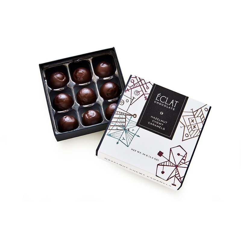 9pc Hazelnut Chewy Caramels image 0