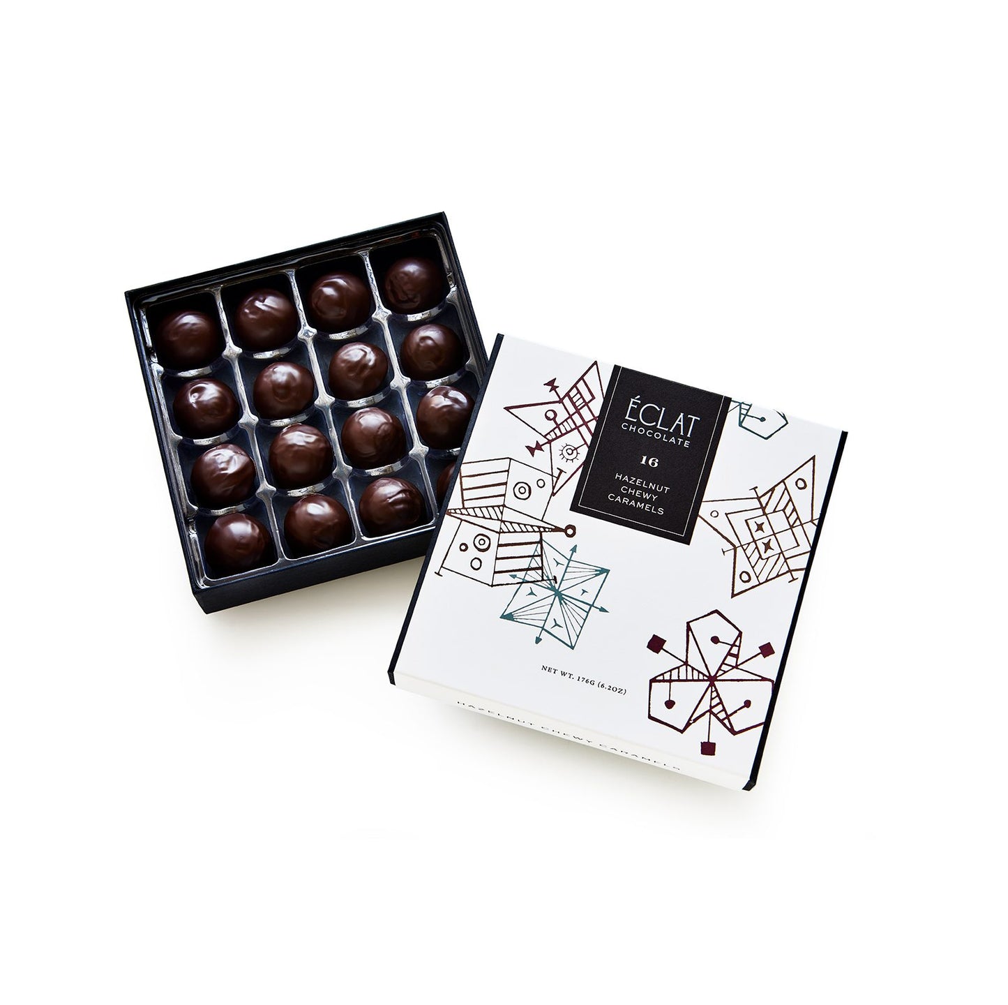 16pc Hazelnut Chewy Caramels image 0