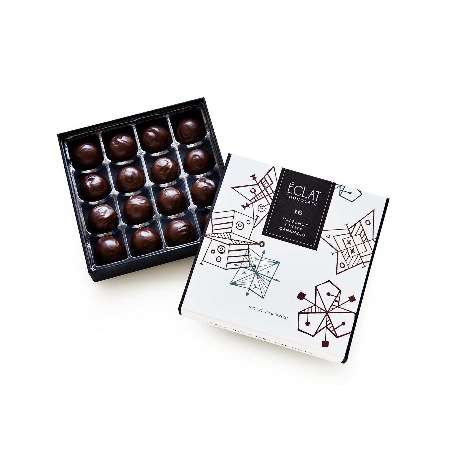 16pc Hazelnut Chewy Caramels image 0
