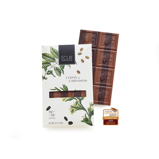 Eclat Chocolate Coffee and Cardamon Bar