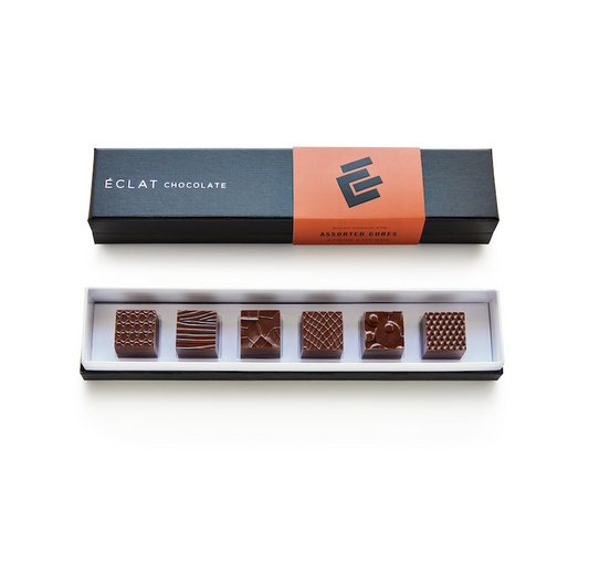 6-piece Assorted Chocolate Cubes