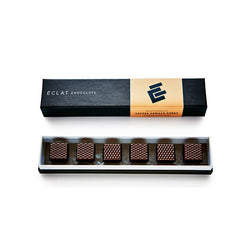 6-piece Box of Coffee Vanilla Chocolate Cubes