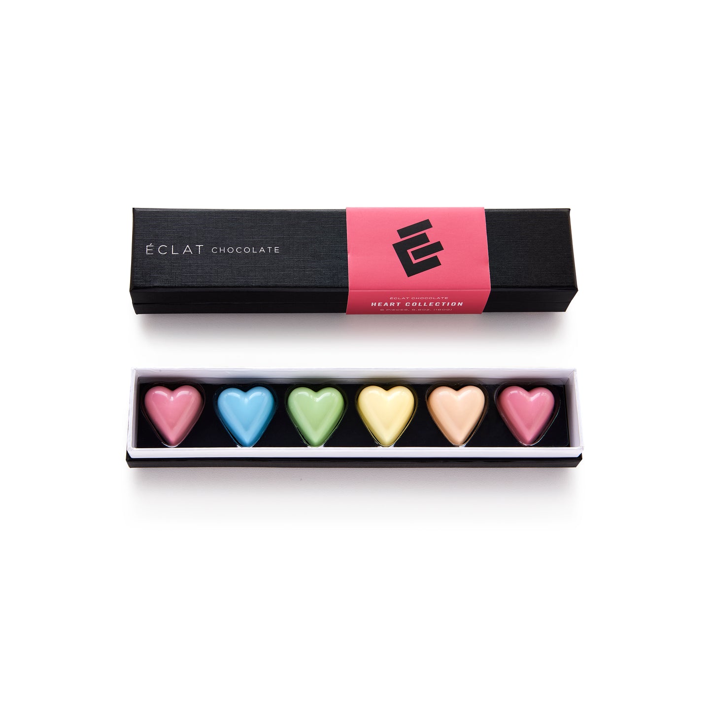 6-piece Chocolate Hearts Collection