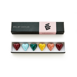 6-Piece Chocolate Hearts Collection – Mother's Day Gift