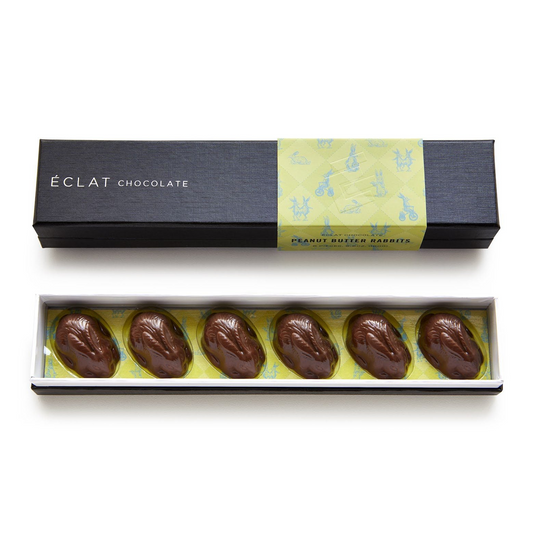 6-piece Peanut Butter Chocolate Rabbits